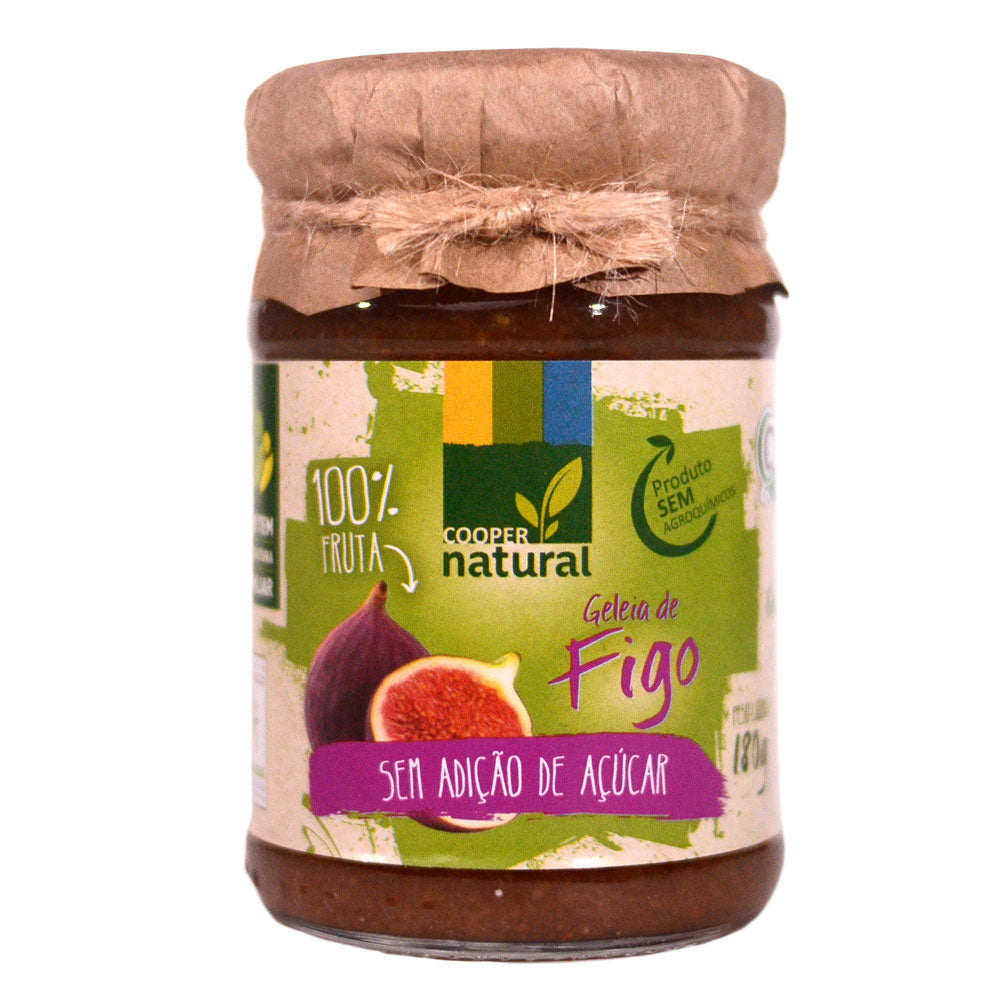 Geleia de Figo Zero Orgânica Coopernatural 180g