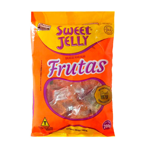 Balas de Agar-Agar Frutas Sweet Jelly 200g