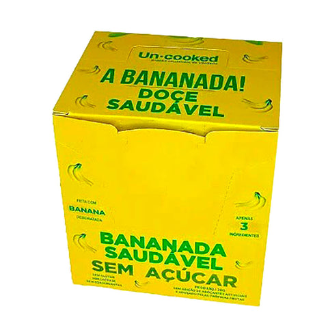 Bananada Sem Açúcar Uncooked (Cx 28un de 20g)