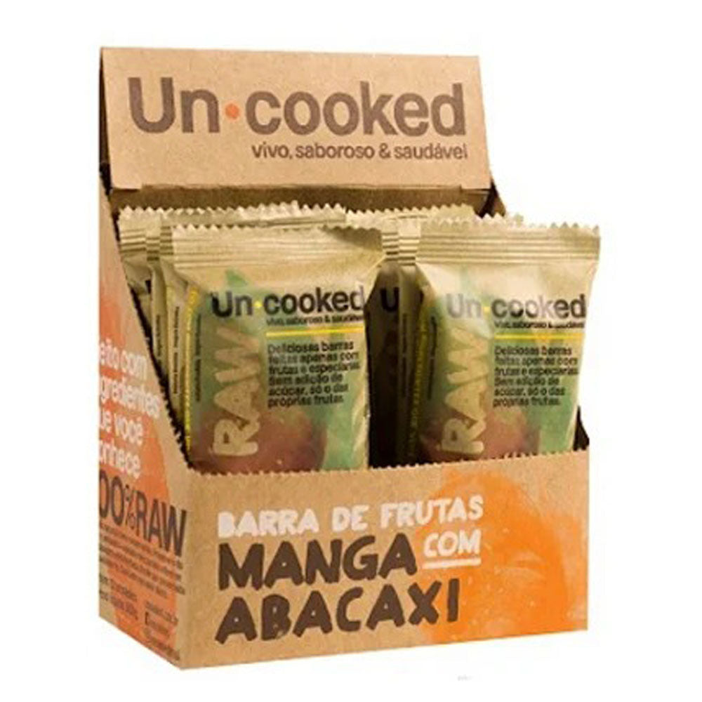 Barra de Manga com Abacaxi Uncooked (Cx 12un de 30g)