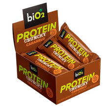 Barra de Proteína Bio2 Crunchy Dark Chocolate - Caixa com 9 unidades de 50 g