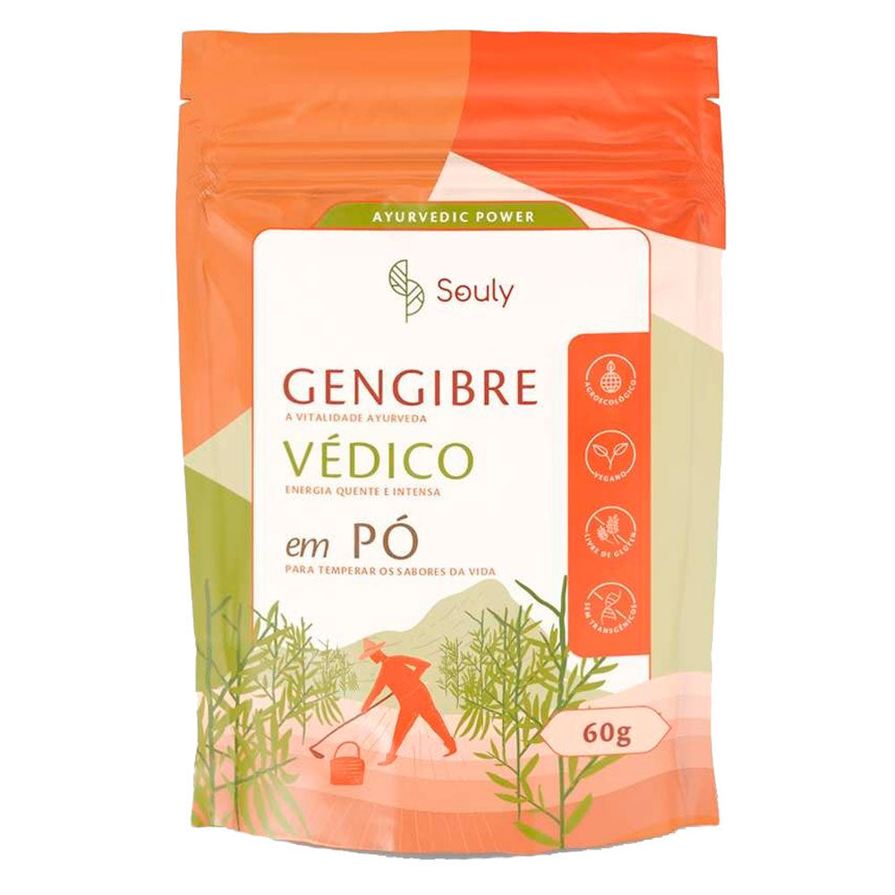 Gengibre Védico em Pó Souly 60g