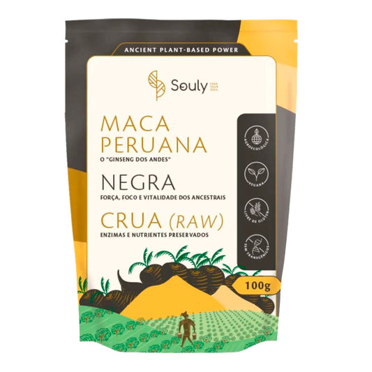 Maca Peruana Negra em Pó Souly 100g