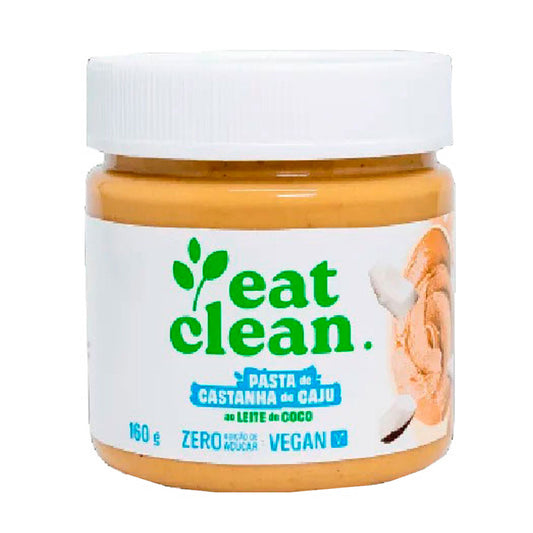 Pasta de Castanha de Caju Leite de Coco Eat Clean 160g