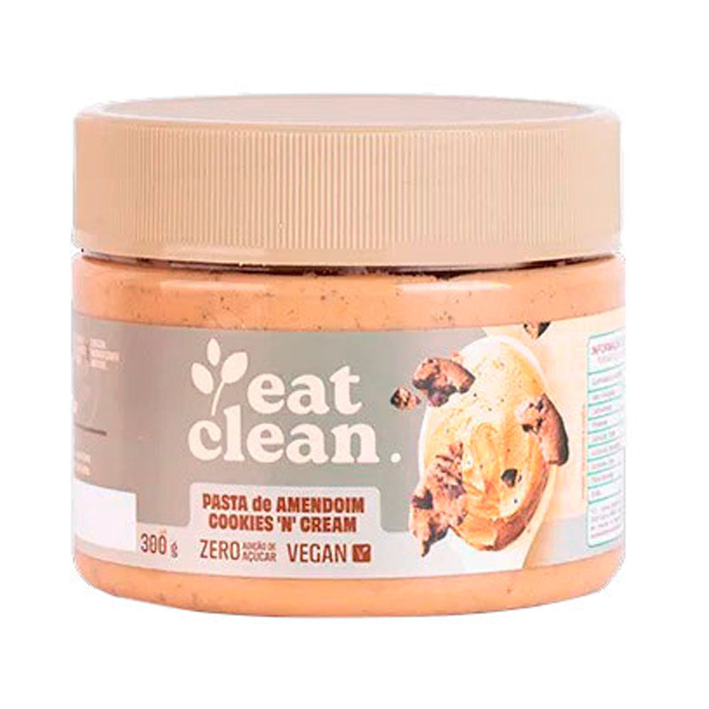 Pasta de Amendoim Cookies 'n Cream Eat Clean 300g