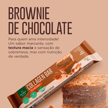 Barra de Proteína Nutrify Collagen Bar Sabor Brownie - Caixa com 10 unidades de 50 g