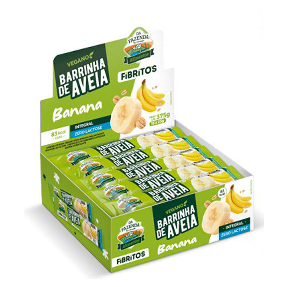 Fibritos com Banana Biosoft (Cx c/ 15 un de 25g)