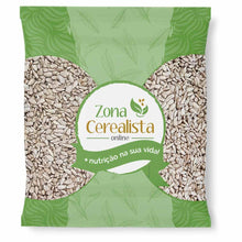 Semente de girassol crua sem casca - 500 g (a granel)