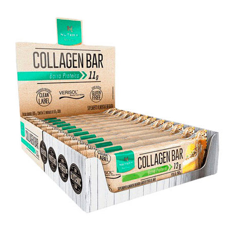 Barra Proteica Collagen Bar Torta de Limão Nutrify (Cx 10n de 50g)