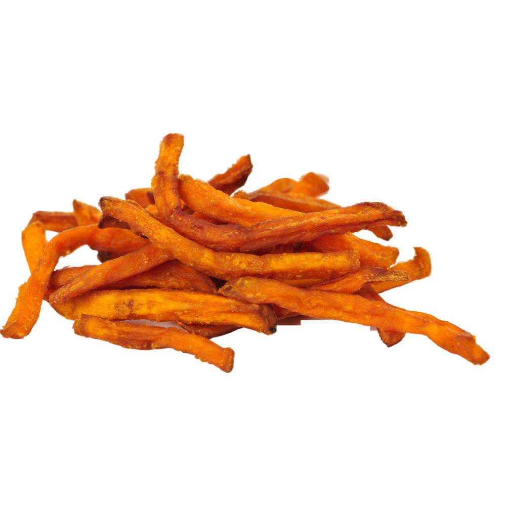 Chips de Batata Doce Palito Cebola Salsa Frispy (Granel 100g)