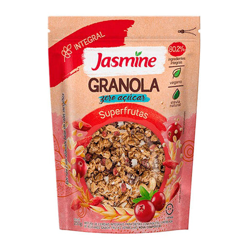 Granola Zero Açúcar Superfrutas Jasmine 250g