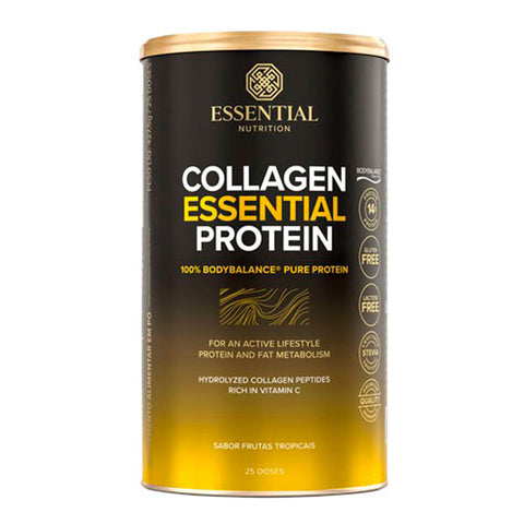 Collagen Essential Protein Frutas Tropicais Essential Nutrition 457,5g