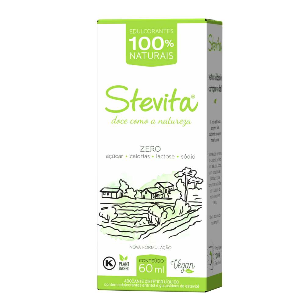 Adoçante de Stevia Stevita 60ml