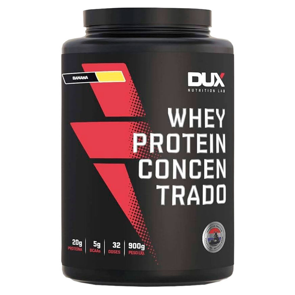 Whey Protein Concentrado Banana Dux 900g