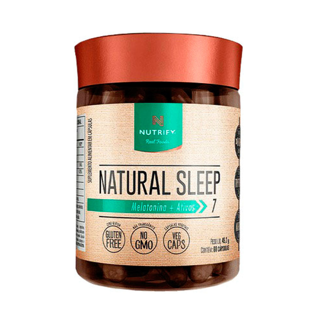 Melatonina Natural Sleep Nutrify 60 Caps