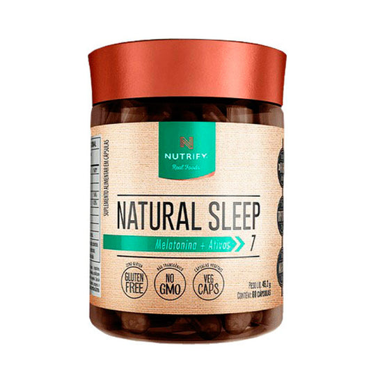 Melatonina Natural Sleep Nutrify 60 Caps