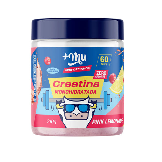 Creatina Monohidratada Pink Lemonade +Mu 210g 