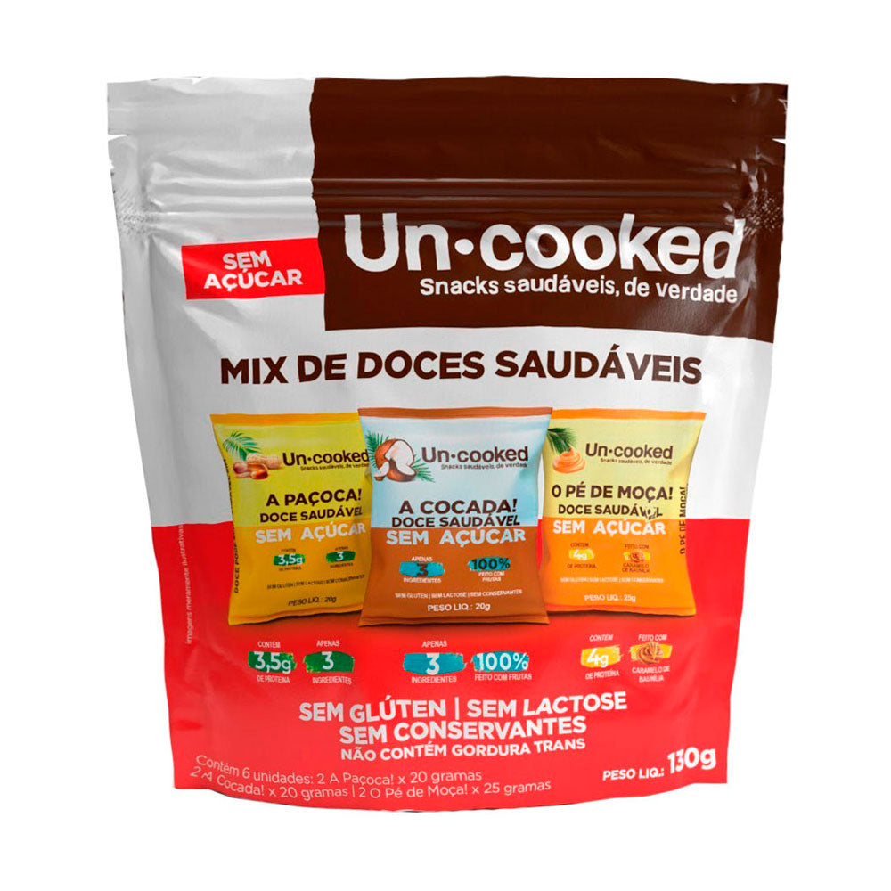 Mix de Doces Saudáveis Uncooked 130g