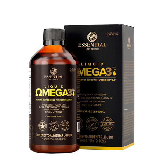 Liquid Super Omega-3 TG Mix de Frutas Essential Nutrition 150ml