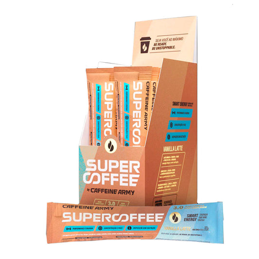 Supercoffee Vanilla Late Caffeine Army (Display 14 sachês 10g cada)