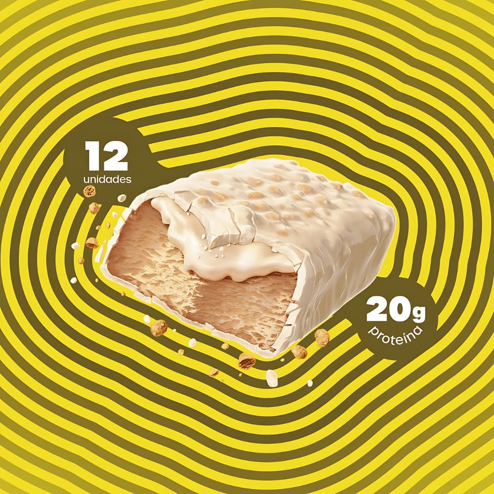 Barra de Proteína Bold Sabor Torta de Limão – Caixa com 12 Unidades de 60 g