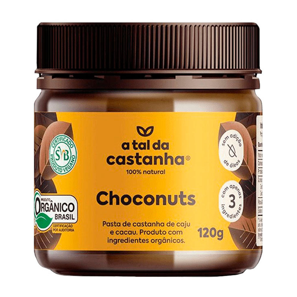 Pasta De Castanha de Caju e Cacau Choconuts A Tal Da Castanha 120g