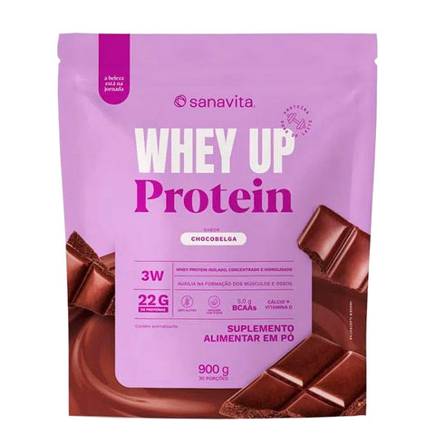 Whey Up Protein Sabor Chocobelga Sanavita 900g