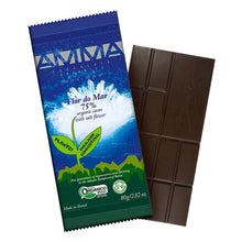 AMMA Chocolate Orgânico Flor do Mar 75% Cacau - 80g