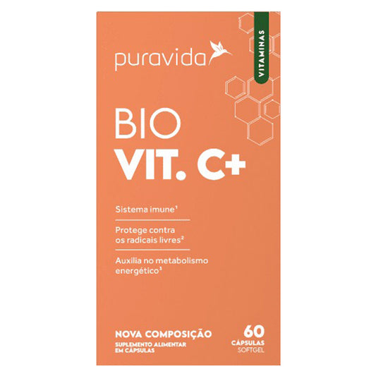 Bio Vit. C+ Puravida 60 Caps