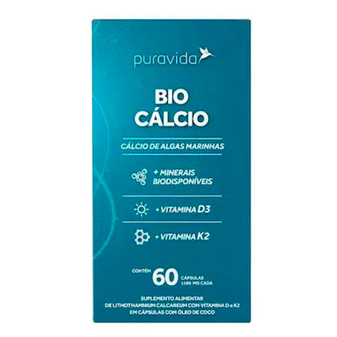 Bio Cálcio Puravida 60 Caps