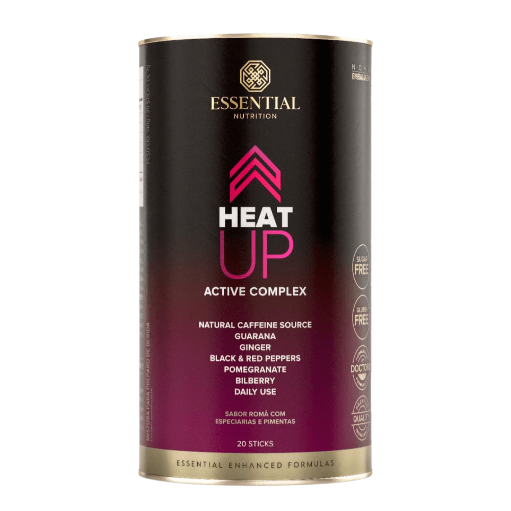 Pré-Treino Heat Up Romã Com Pimentas Essential 140G