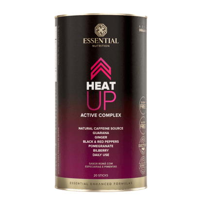Pré-Treino Heat Up Romã Com Pimentas Essential 140G
