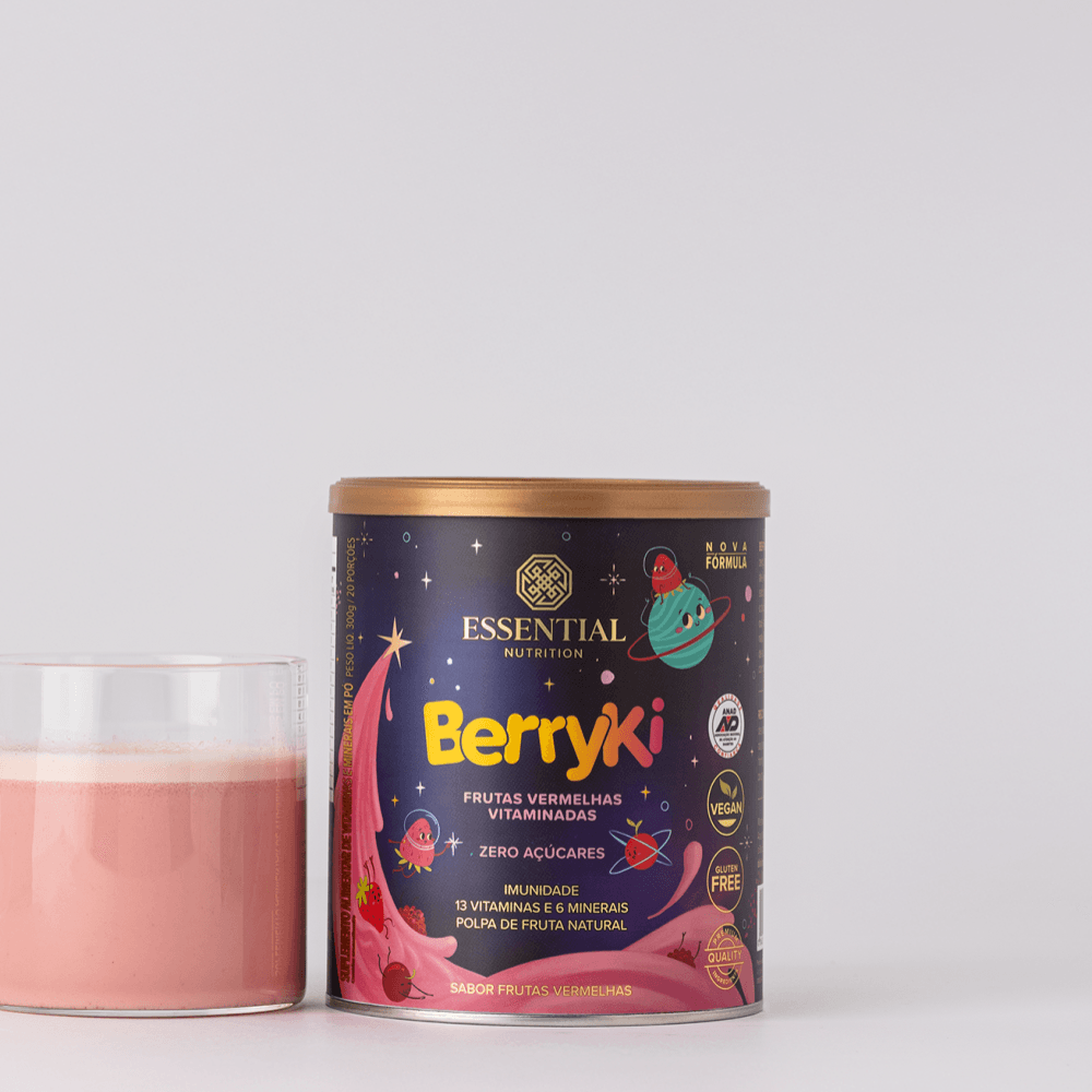 Multivitamínico Berryki Frutas Vermelhas Essential 300G