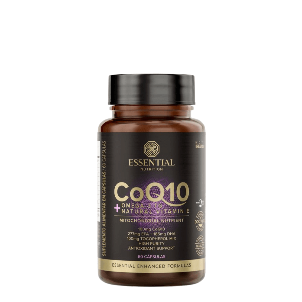 Coenzima Q10 + Ômega + Vitamina E Essential 60Caps