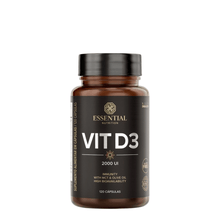 Vitamina D3 2000 UI Essential Nutrition 120 Cápsulas
