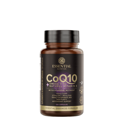 Coenzima Coq10 + Ômega + Vitamina Essential 120Caps