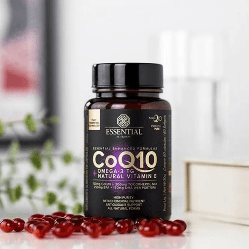 Coenzima Coq10 + Ômega + Vitamina Essential 120Caps