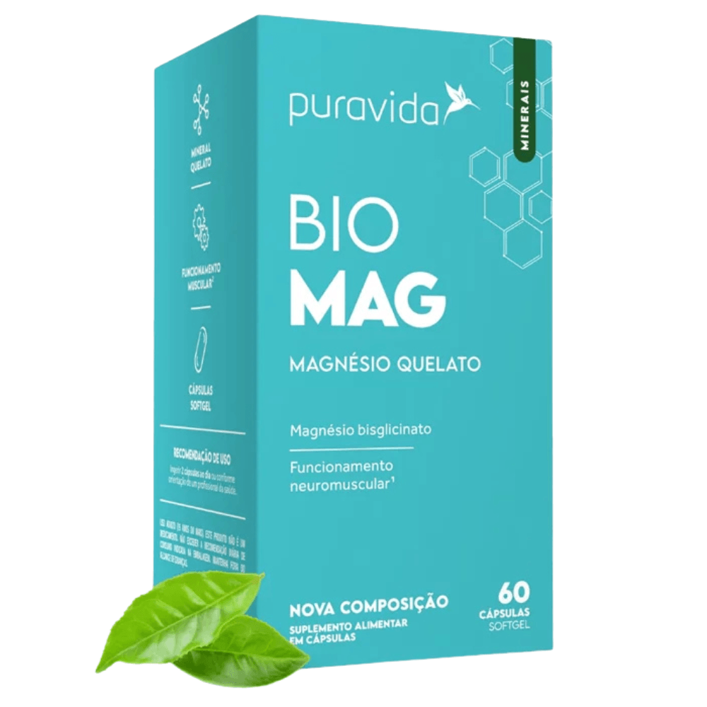 Magnésio Bio Mag Puravida 60Caps