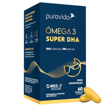 Ômega 3 Super Dha Puravida 60Caps