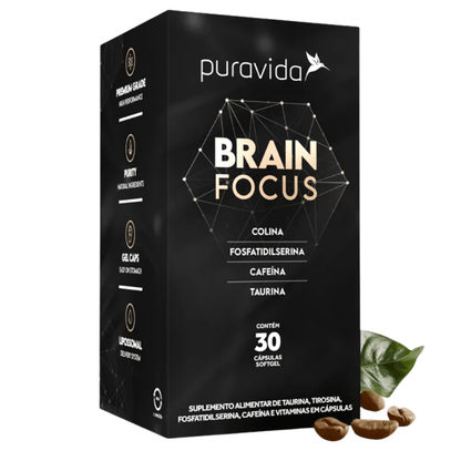 Multivitamínico Brain Focus Puravida 30Caps