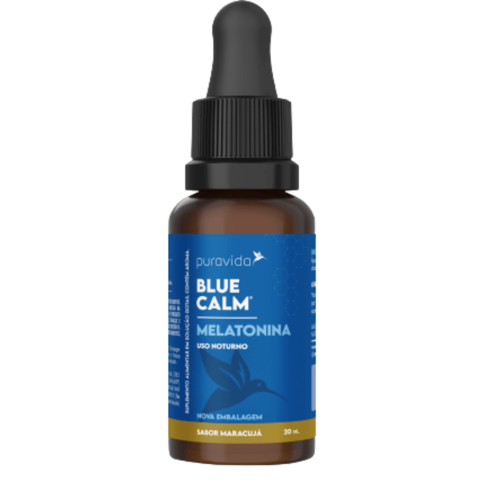 Melatonina Blue Calm Maracujá Puravida 20Ml