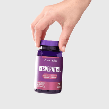 Antioxidante Resveratrol Sanavita 60Caps