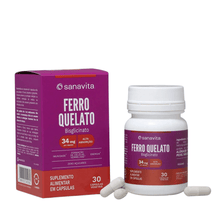 Ferro Quelato Bisglicinato Sanavita 30Caps