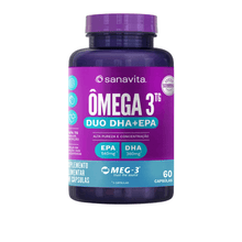 Ômega 3Tg Duo Epa + Dha Sanavita 60Caps