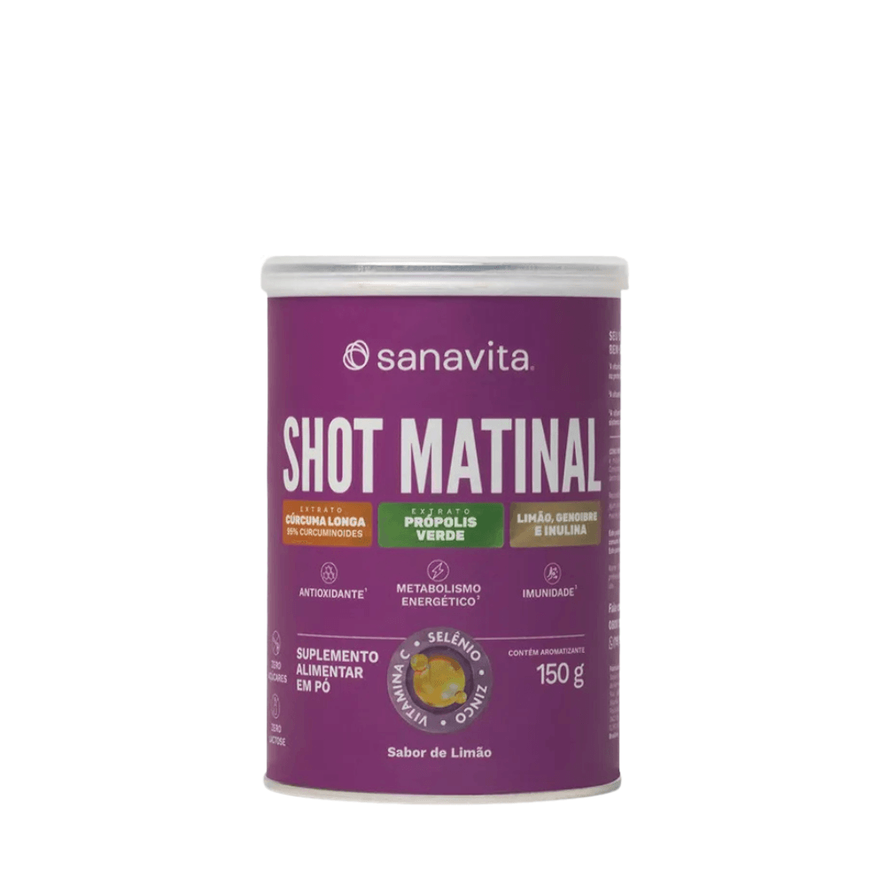 Suplemento Shot Matinal Limão Sanavita 150G
