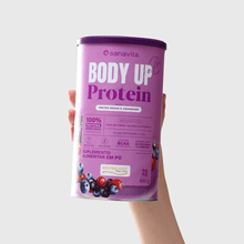 Suplemento Body Up Protein Frutas Roxas E Cranberry Sanavita 450G
