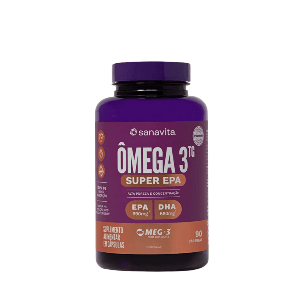 Ômega 3Tg Super Epa Sanavita 90Caps