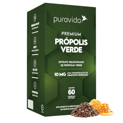 Própolis Verde Premium Puravida 60Caps