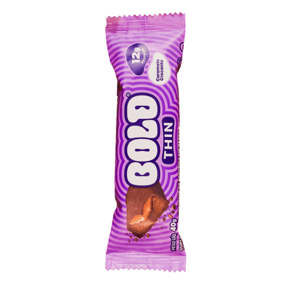 Barra De Proteína Thin Caramelo Crocante Bold 40G