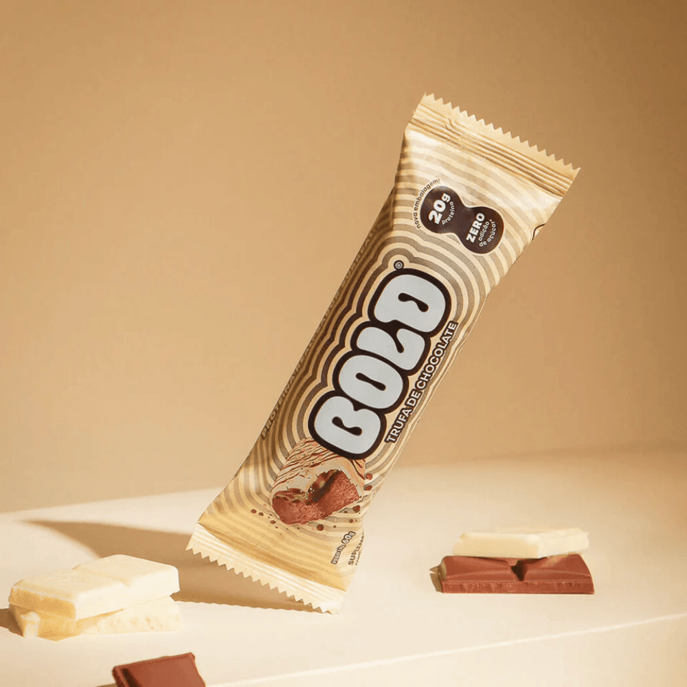 Barra De Proteína Trufa De Chocolate Bold 60G